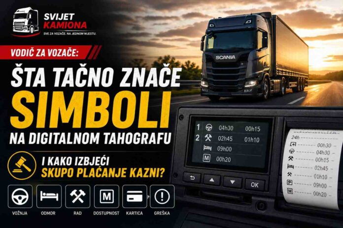simboli na digitalnom tahografu